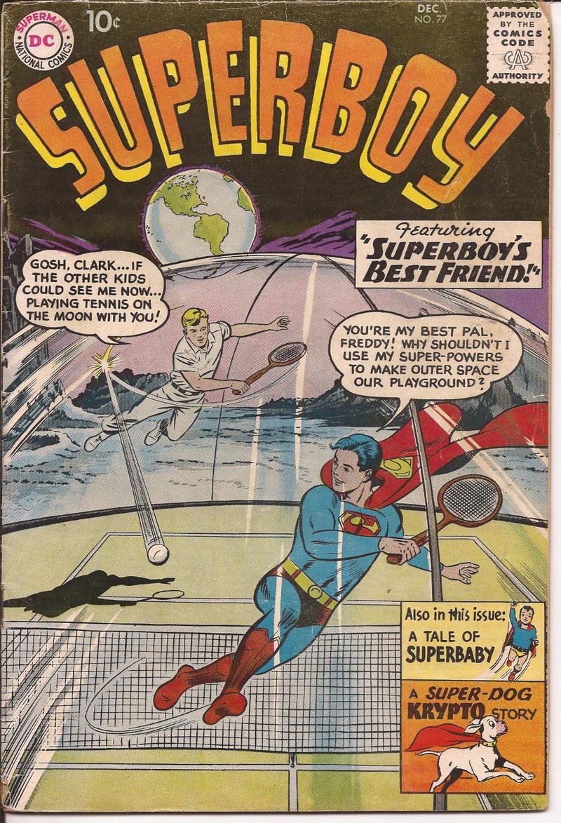 DC Superboy #77 Superboy's Best Friend Superbaby Tale Super-Dog Krypto Action