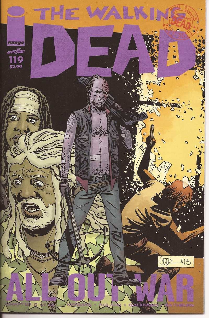 Image Comics The Walking Dead #119 All Out War Chapter 5 Kirkman Adlard