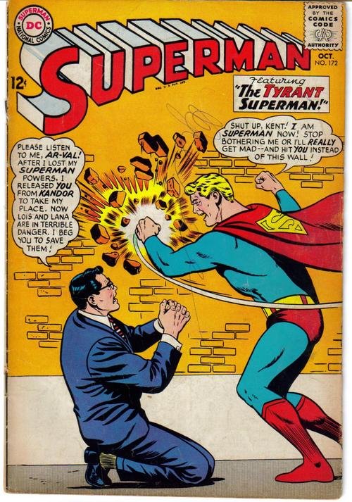 DC Superman #172 Tyrant Clark Kent Lois Lane Metropolis Perry White Jimmy Olsen
