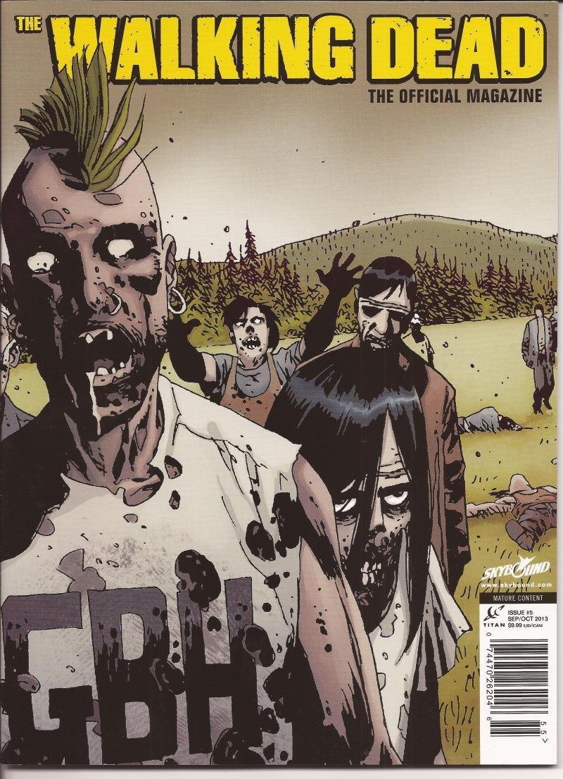 The Walking Dead Official Magazine #5 Variant & Newsstand Cover 10th Anniversary