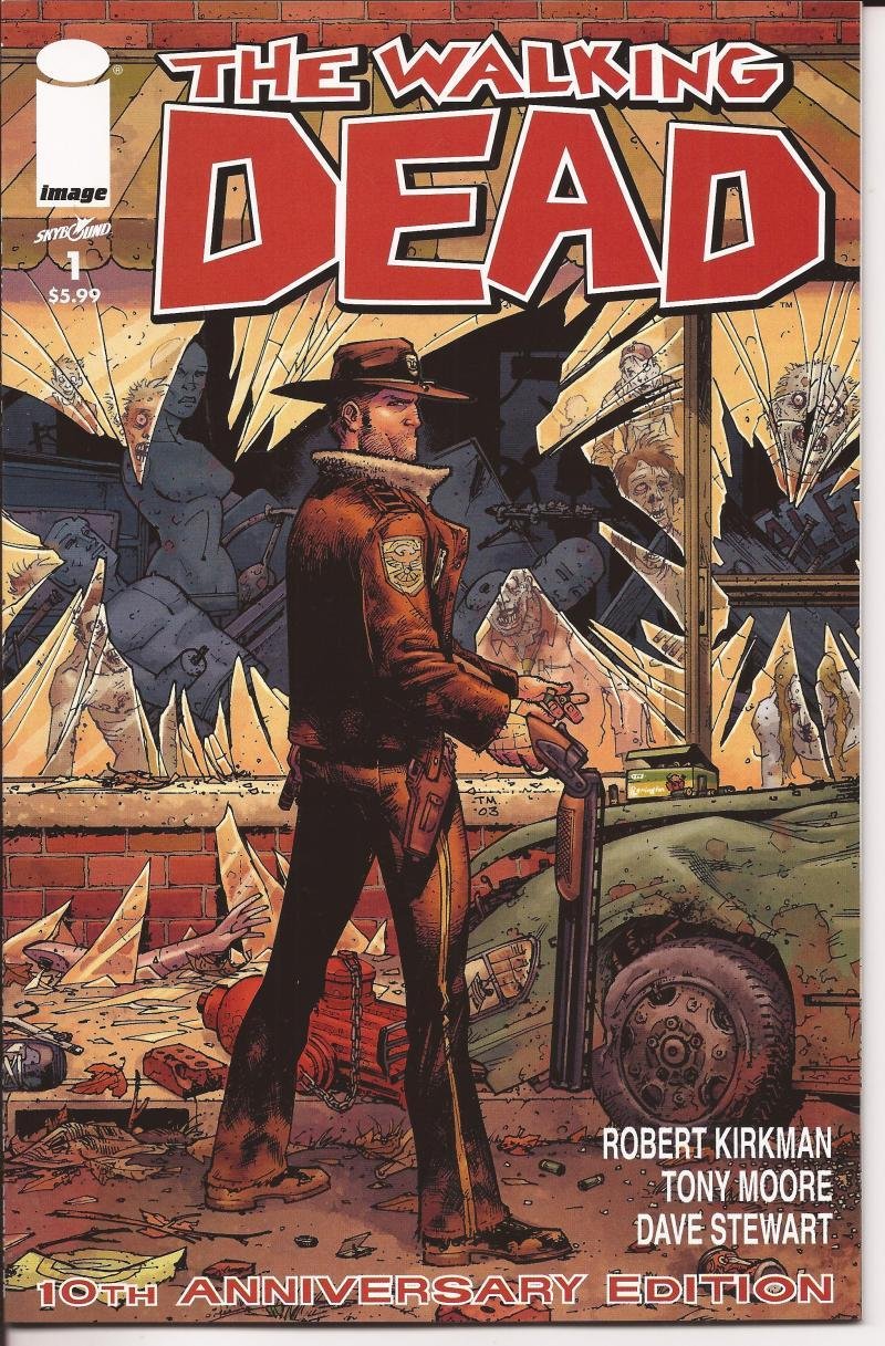 The Walking Dead #1 Image 10th Anniversary Edition Kirkman Moore Stewart