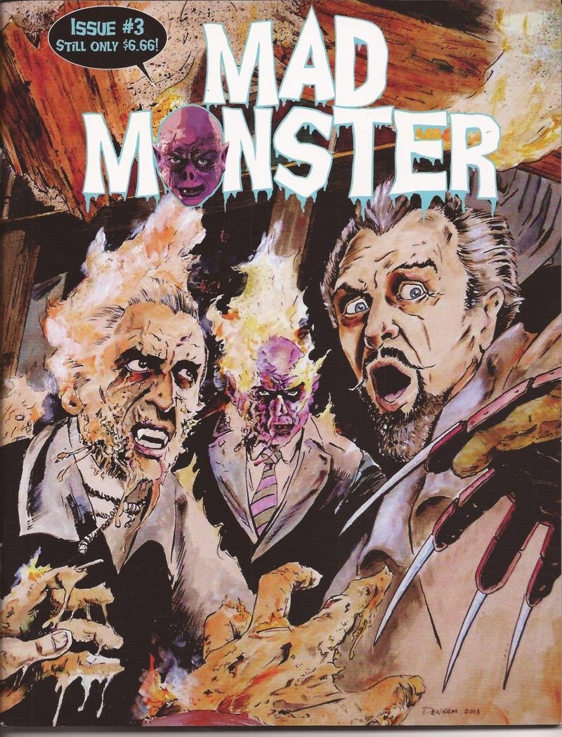 Mad Monster Magazine #3 Robert Englund Josef Mengle Basket Case Vincent Price