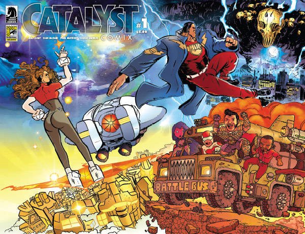 SDCC 2013 Catalyst Comics #1 Exclusive Jam Cover Don McDaid Paul Mayberry