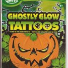 Savvi Ghostly Glow Tattoos Lot of 2 Horror Monster Halloween Accessories