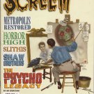 Screem Magazine #21 Metropolis Restored Horror High Slithis Shaw Bros Psycho