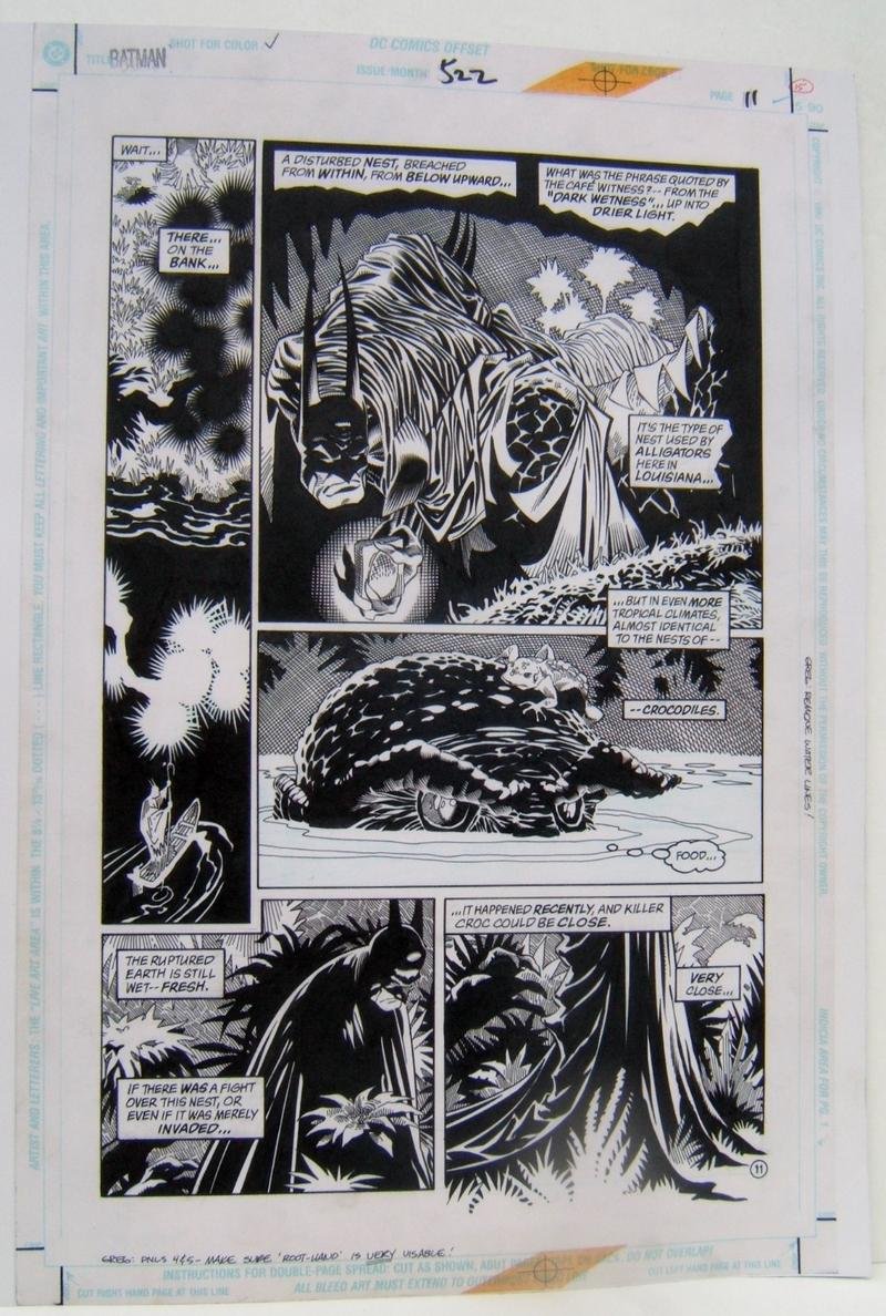 SDCC 2014 DC Graphitti Designs Kelley Jones Batman Gallery Edition Promo Sheet