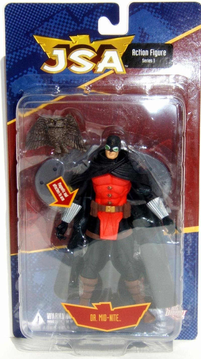 DC Direct JSA Justice Society Of America Dr. Mid-Nite Series 1 MOC Action Figure