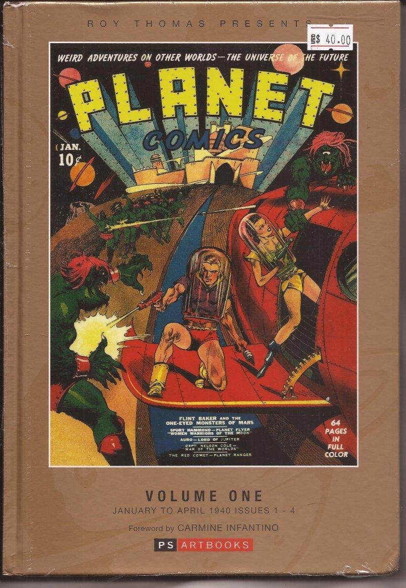 PS Artbooks Planet Comics Vol. 1 HC Monster Horror Sc-Fi Adventure Action Sealed