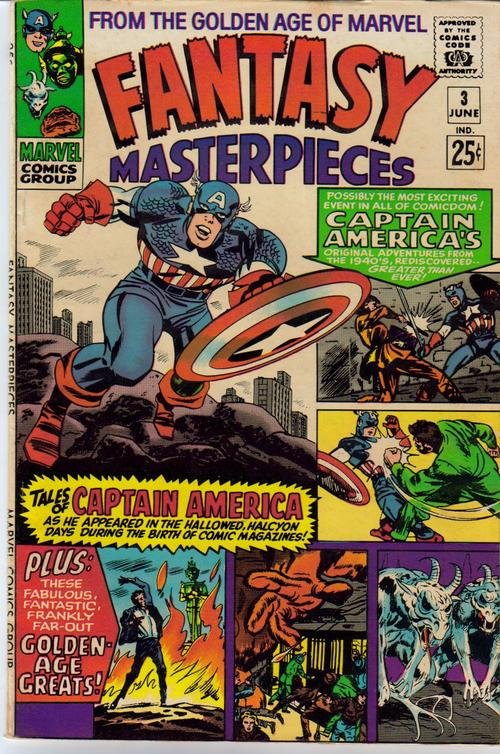 Marvel Fantasy Masterpieces #3 Reprints Captain America #3 Golden Age Bucky