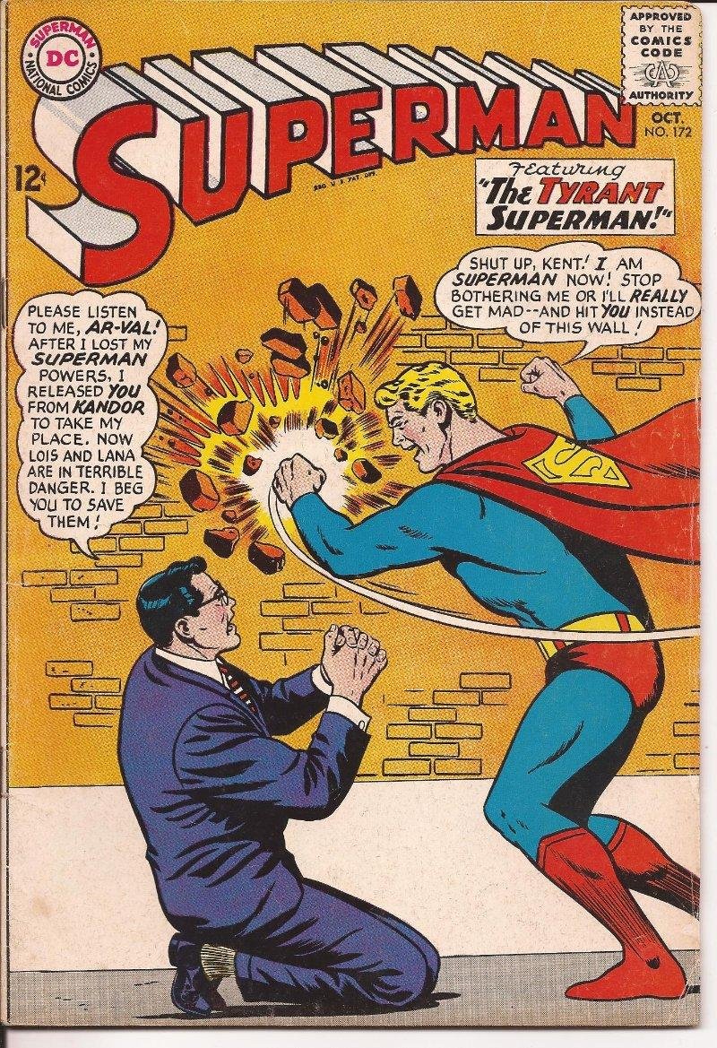 DC Superman #172 The Tyrant Superman Clark Kent Metropolis Lois Lane Perry White