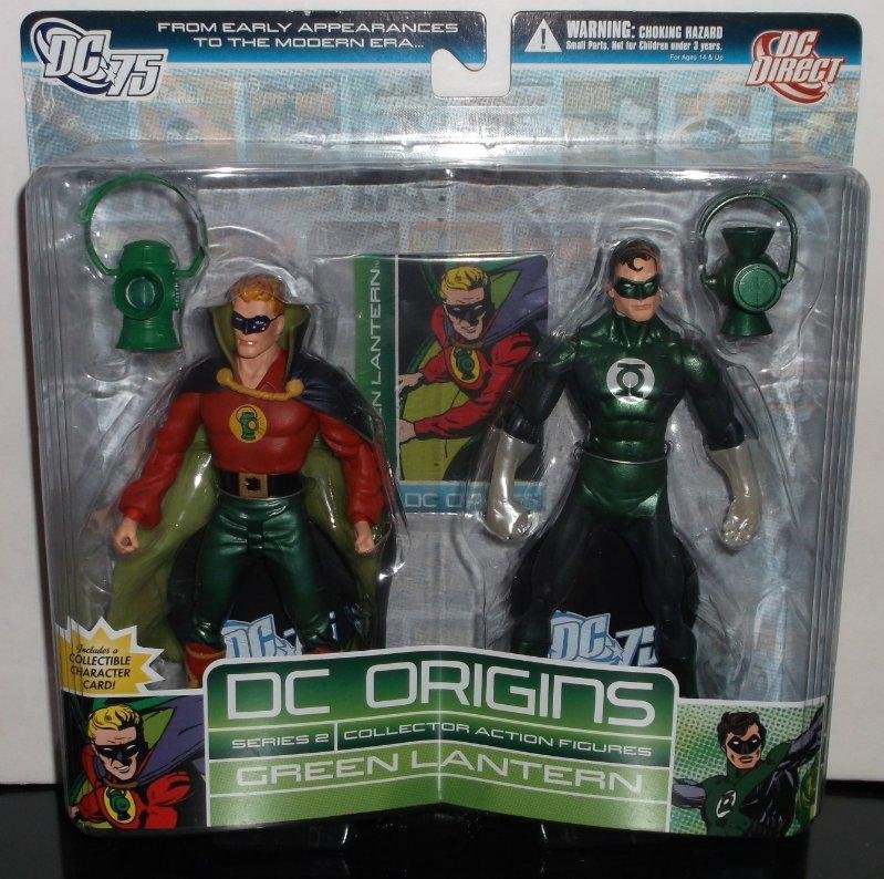 DC Direct DC Origins Series 2 Green Lantern Hal Jordan Alan Scott Action Figures