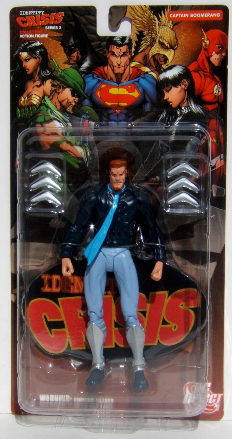 DC Direct Identity Crisis Captain Boomerang Series 2 MOC Action Figure
