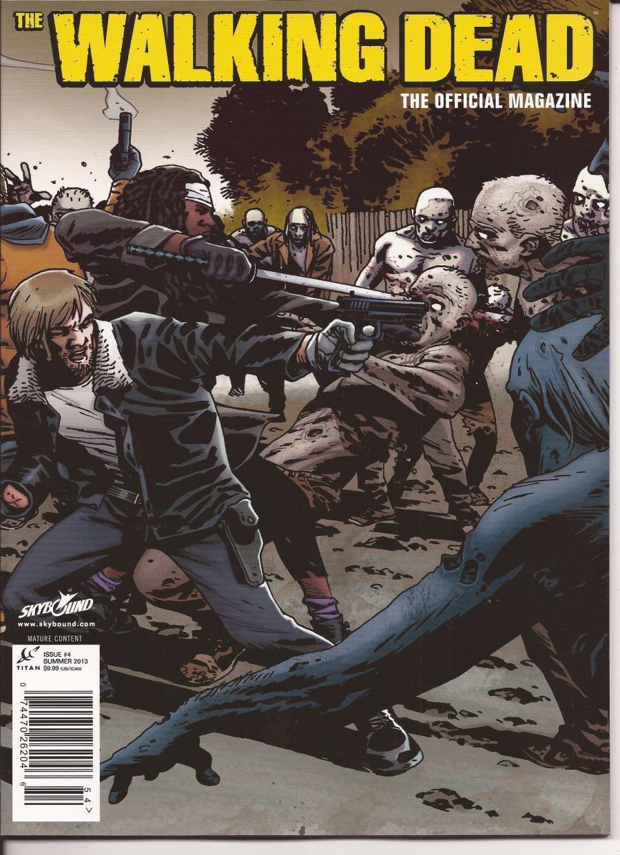 The Walking Dead Magazine #4 Set Newstand & Variant Editions Andrew Lincoln