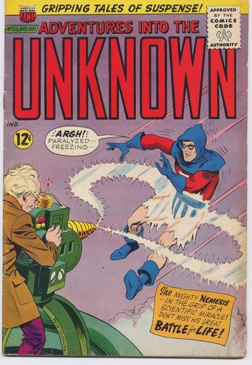 ACG Adventures Into The Unknown #156 Nemesis Battle For Life The Vanished Town
