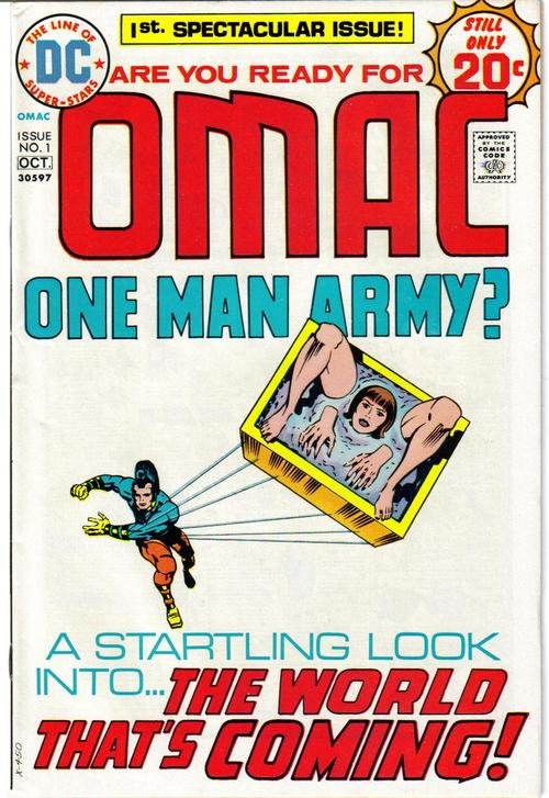 OMAC #1 Premiere Issue One Man Army Corps Jack Kirby