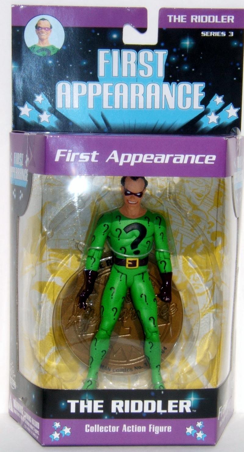 DC Direct First Appearance The Riddler Edward Nigma Series 3 MOC Action Figure