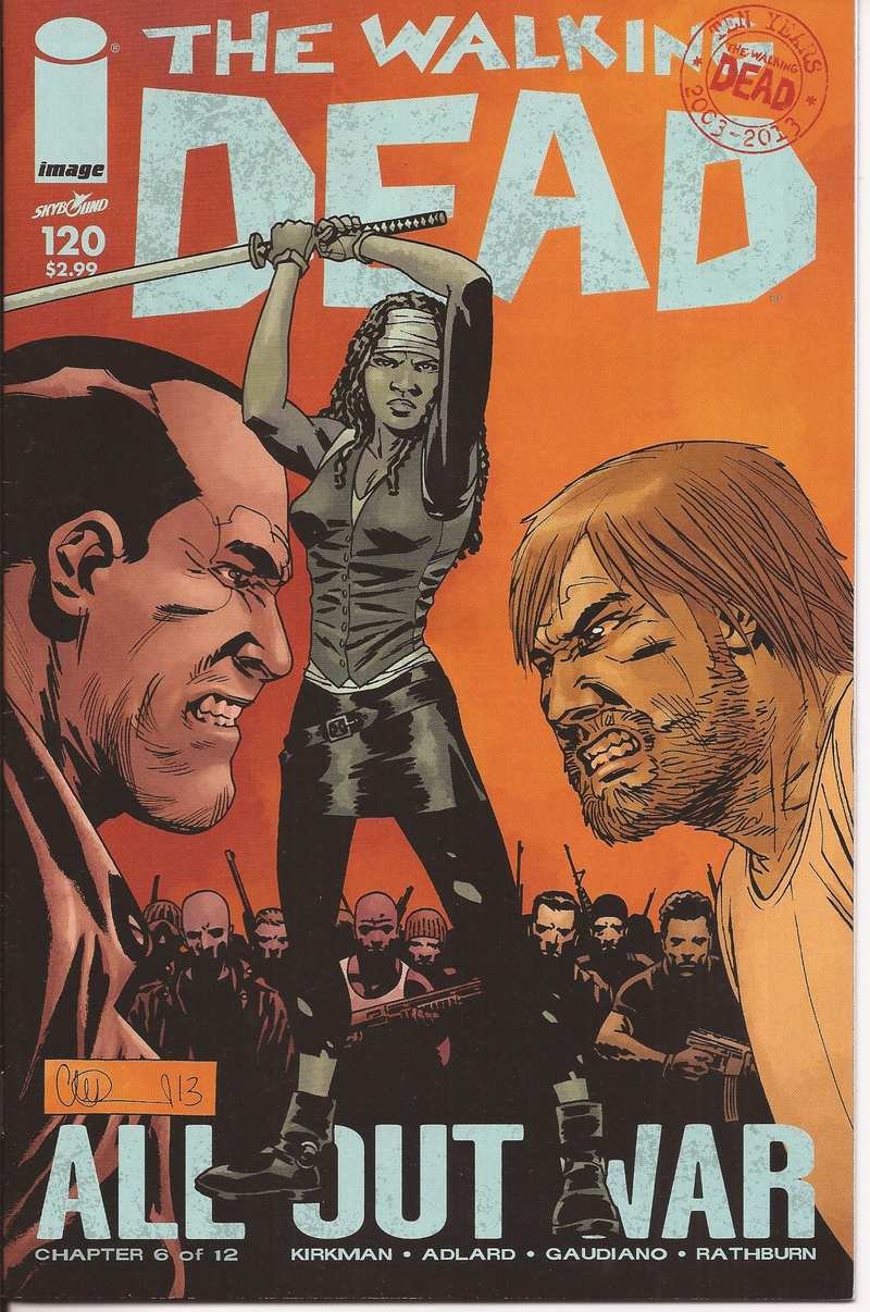 Image Comics The Walking Dead #120 All Out War Chapter 6 Kirkman Adlard