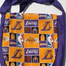 NBA Los Angeles Lakers Logo Design Custom Adjustable Strap Messenger Bag