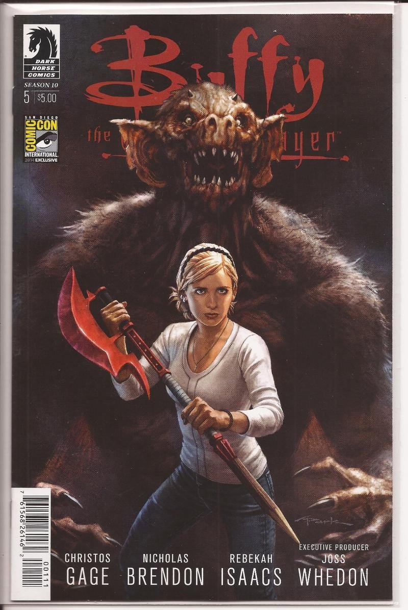 SDCC 2014 Dark Horse Buffy The Vampire Slayer Season 10 #5  Exclusive Variant