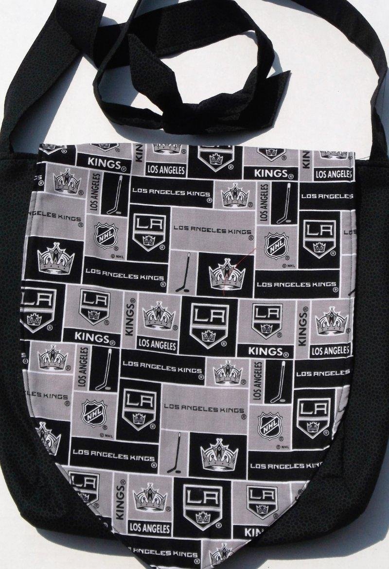 NHL Los Angeles Kings Logo Design Custom Adjustable Strap Messenger Bag