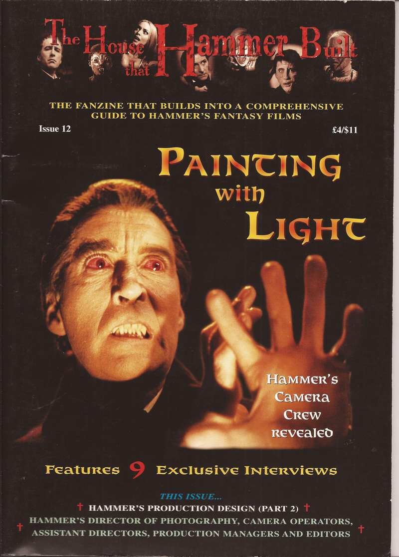 The House That Hammer Built Magazine #12 Hammer Camera Crew Revealed Horror