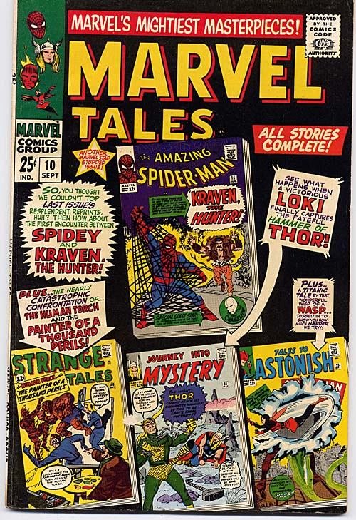 Marvel Tales #10 Amazing Spider-Man Thor Ant-Man Human Torch Strange Tales Rep