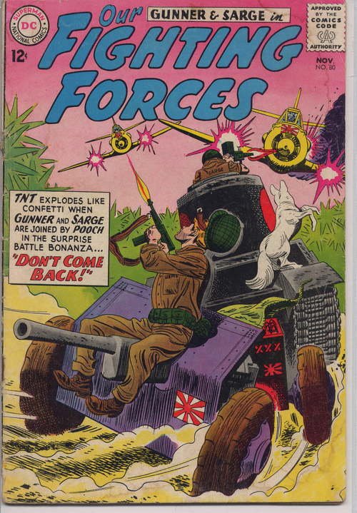 DC Our Fighting Forces #80 Gunner & Sarge Don't Come Back War Action