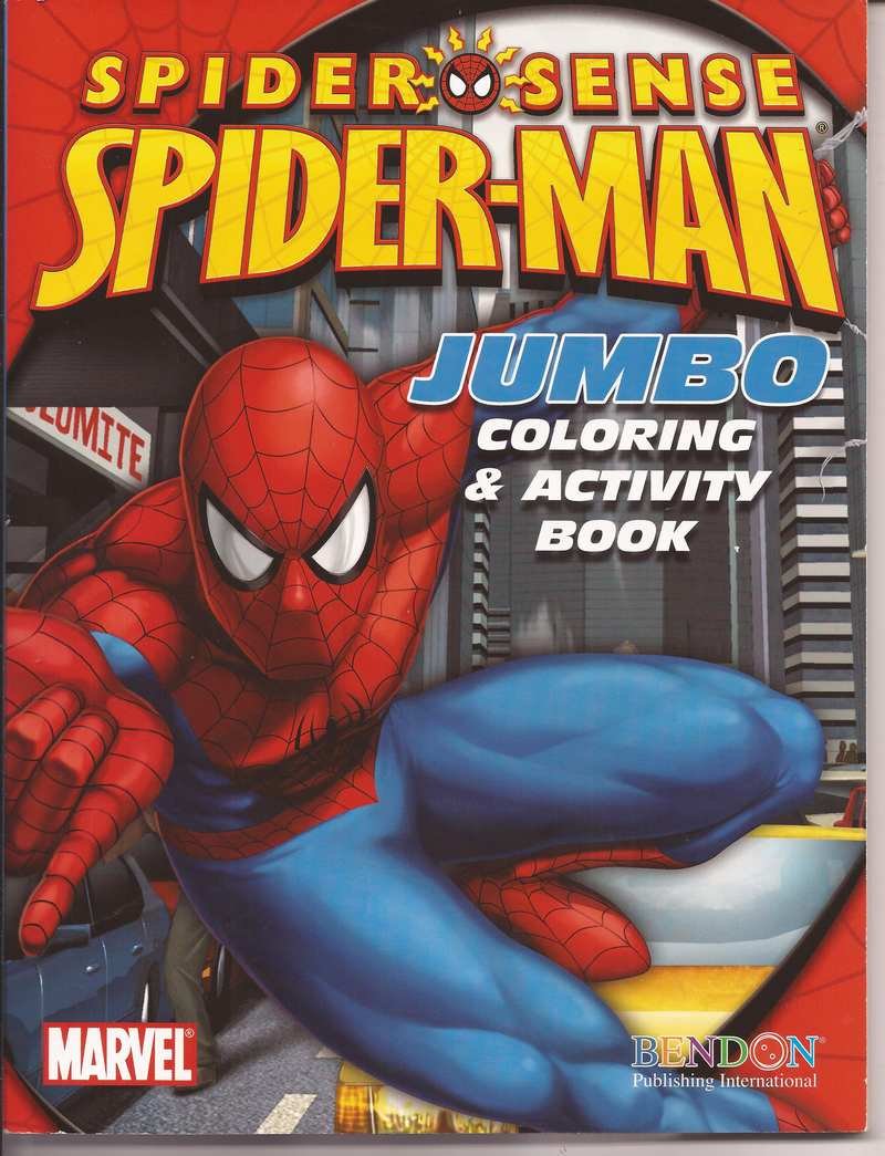 Marvel Spider Sense Spider-Man Jumbo Coloring & Activity Book