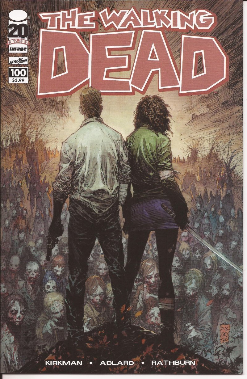 The Walking Dead #100 Cover B Marc Silvestri Image Rick Lori Carl Zombies Horror