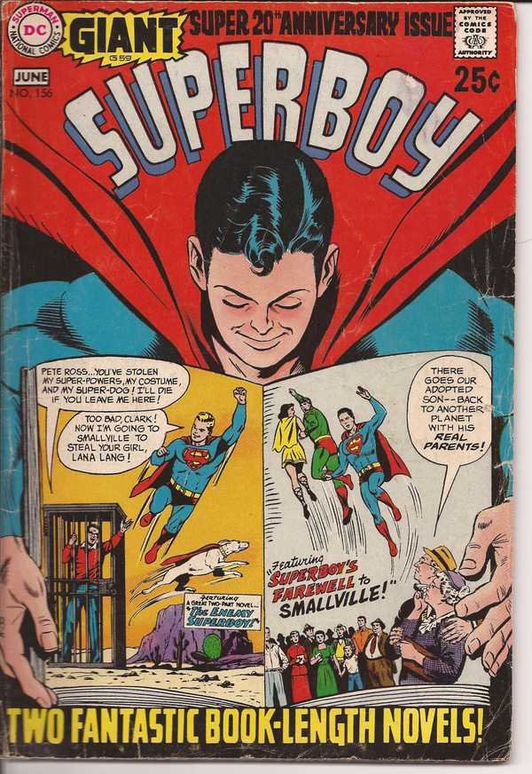 DC Superboy #156 Giant 20th Anniversary Issue Smallville Clark Kent Adventure