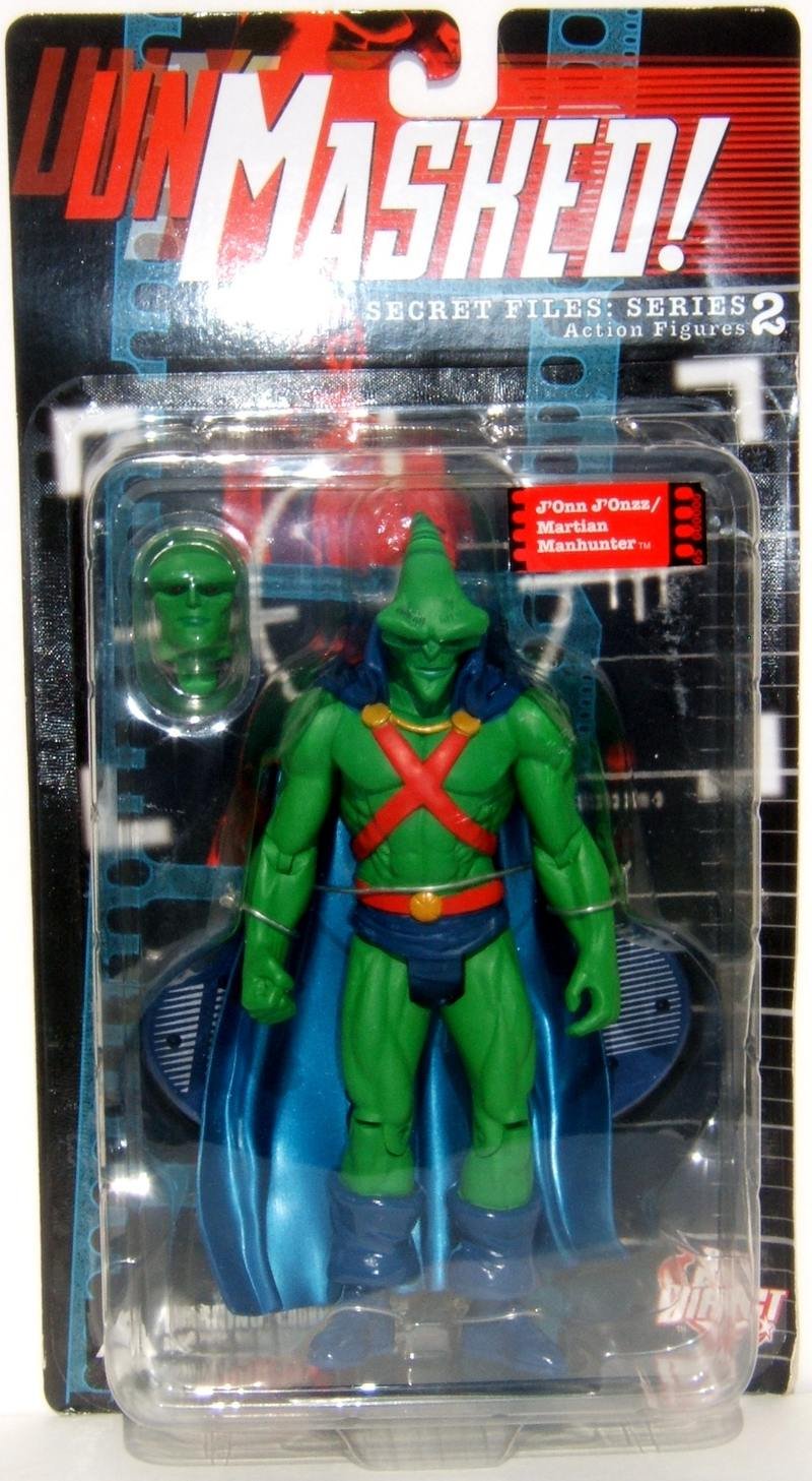 DC Direct Unmasked Secret Files Martian Manhunter Series 2 MOC Action Figure