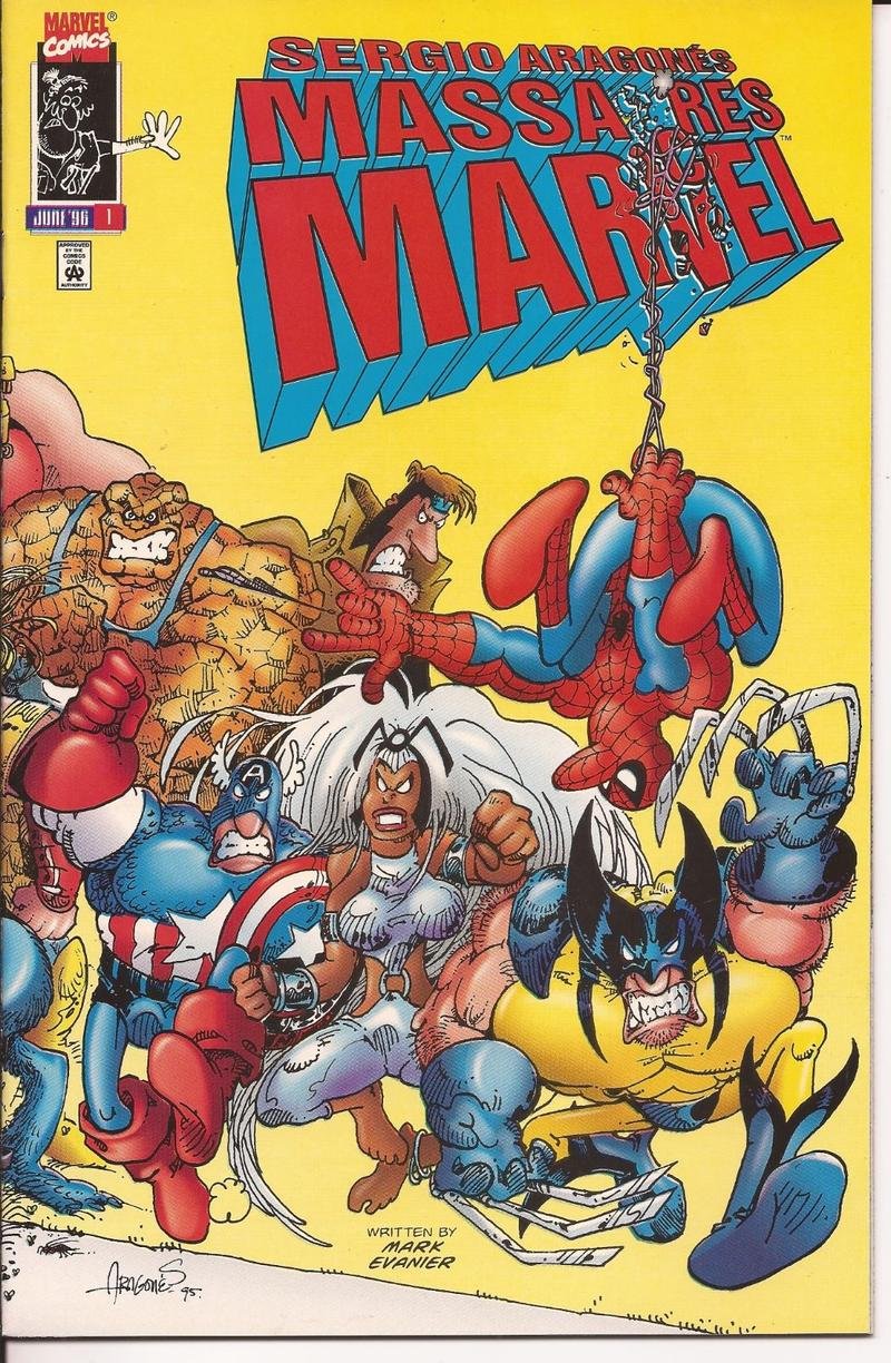 Marvel Sergio Aragones Massacres Marvel #1 Parody Humor VF/NM Satire