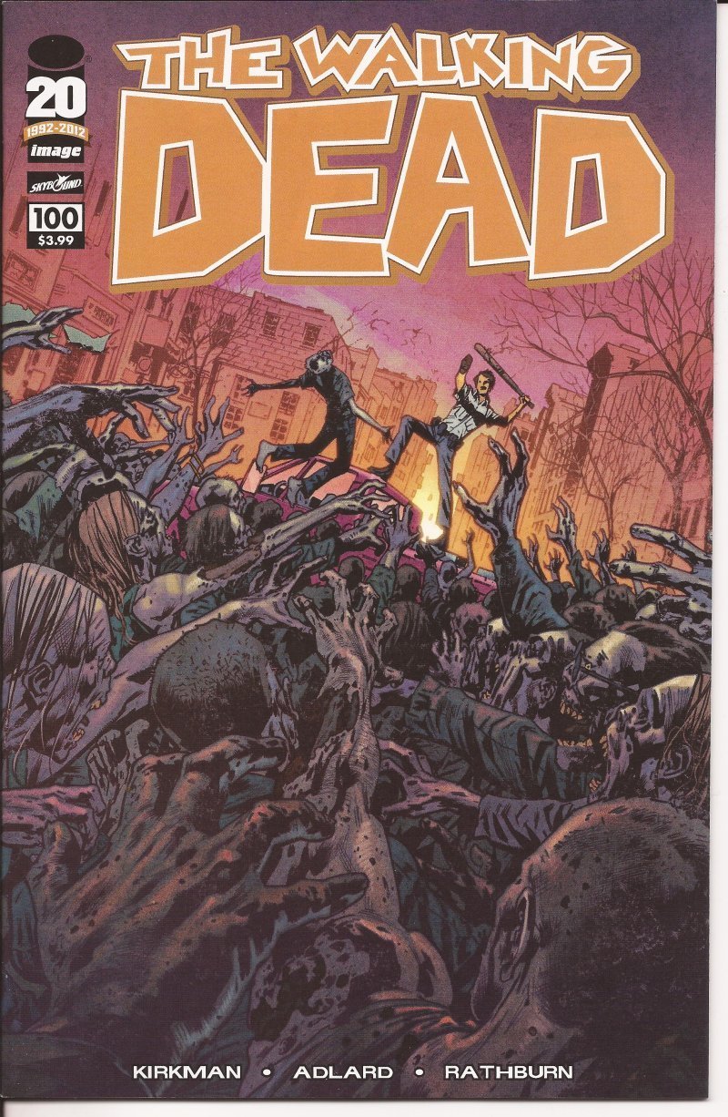 The Walking Dead #100 Cover F Bryan Hitch Image Rick Lori Carl Zombies Horror