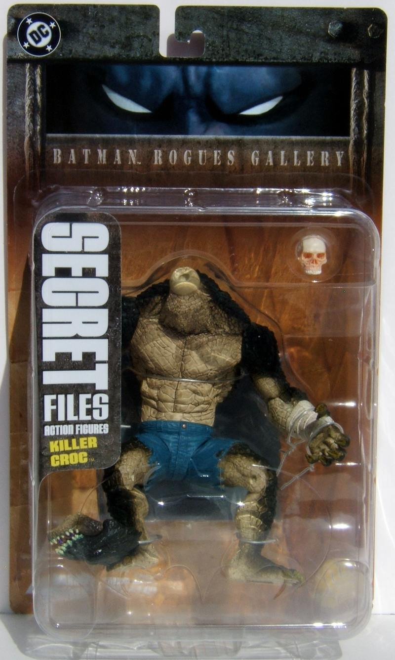 DC Direct Batman Rogues Gallery Secret Files Killer Croc MOC Action Figure