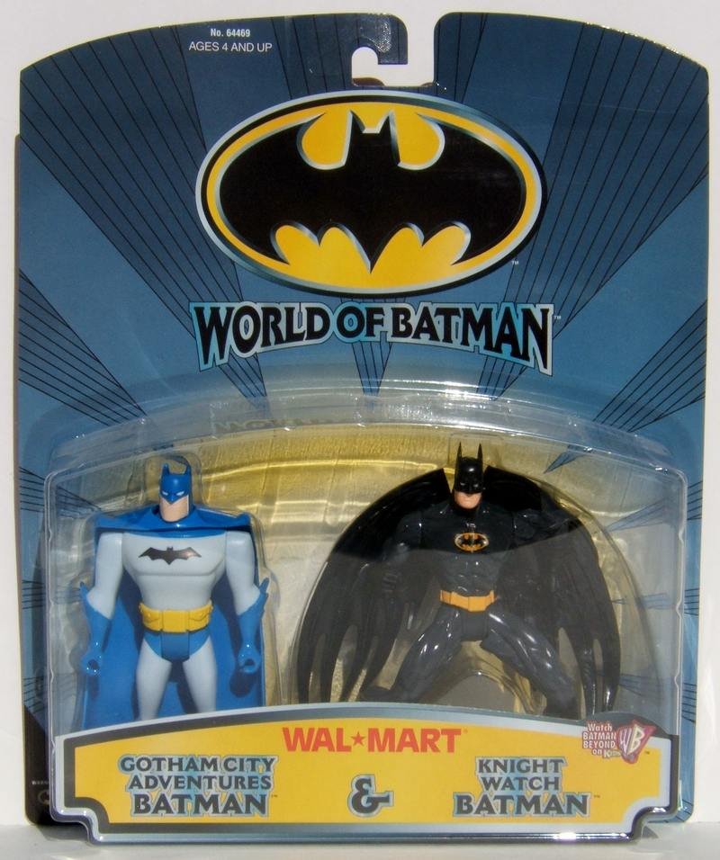 Hasbro DC World Of Batman Wal-Mart Gotham City Adventures & Knight Watch Batman