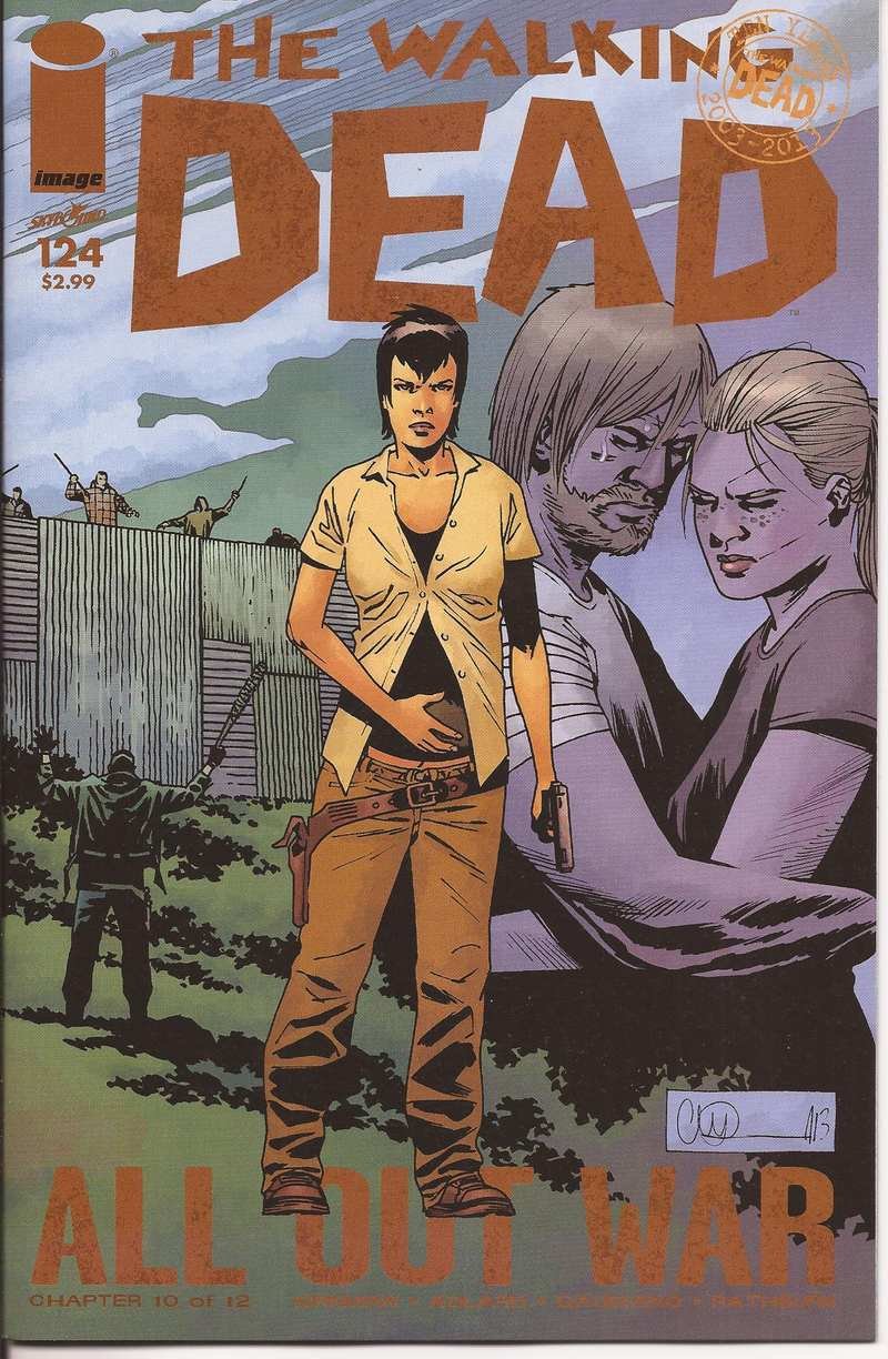 Image Comics The Walking Dead #124 All Out War Chapter 10 Kirkman Adlard