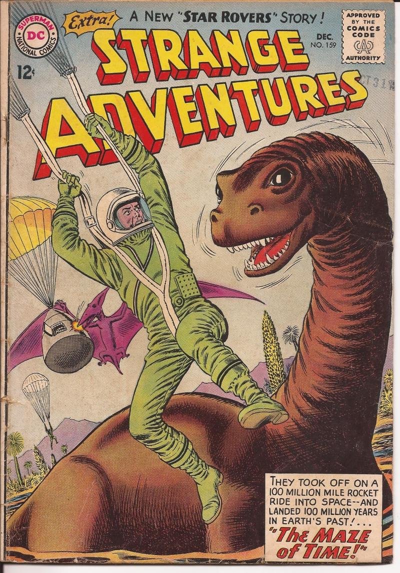 DC Strange Adventures #159 The Maze Of Time Sci-Fi Horror Space Fantasy