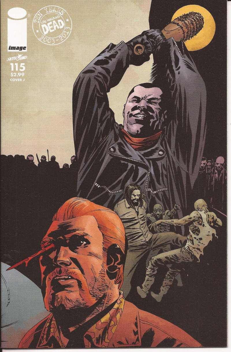 Image The Walking Dead #115 Cover J Rick Daryl Carl Zombies Horror Monsters