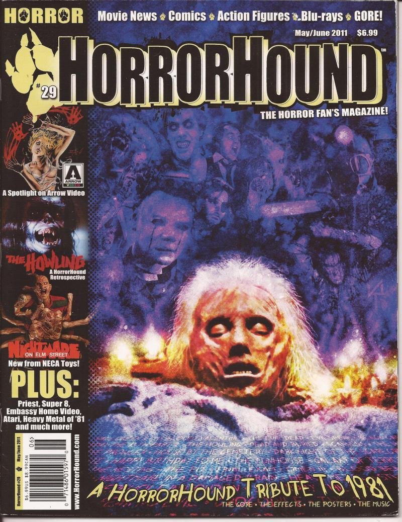 HorrorHound #29 The Howling Nightmare On Elm Street Tribute To 1981 Monsters
