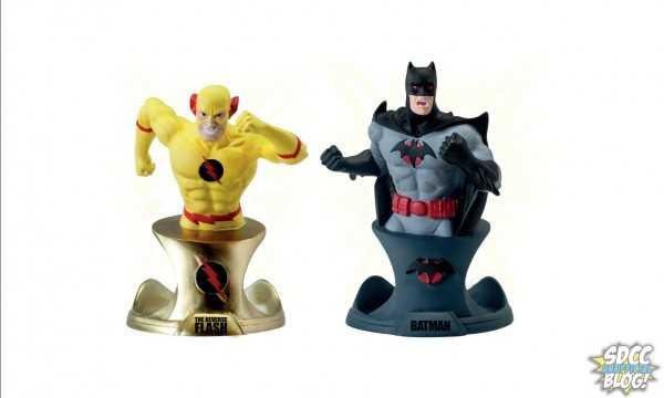SDCC 2014 DC Monogram The Reverse Flash &  Thomas Wayne Batman Bust Paperweight