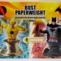 SDCC 2014 DC Monogram The Reverse Flash &  Thomas Wayne Batman Bust Paperweight