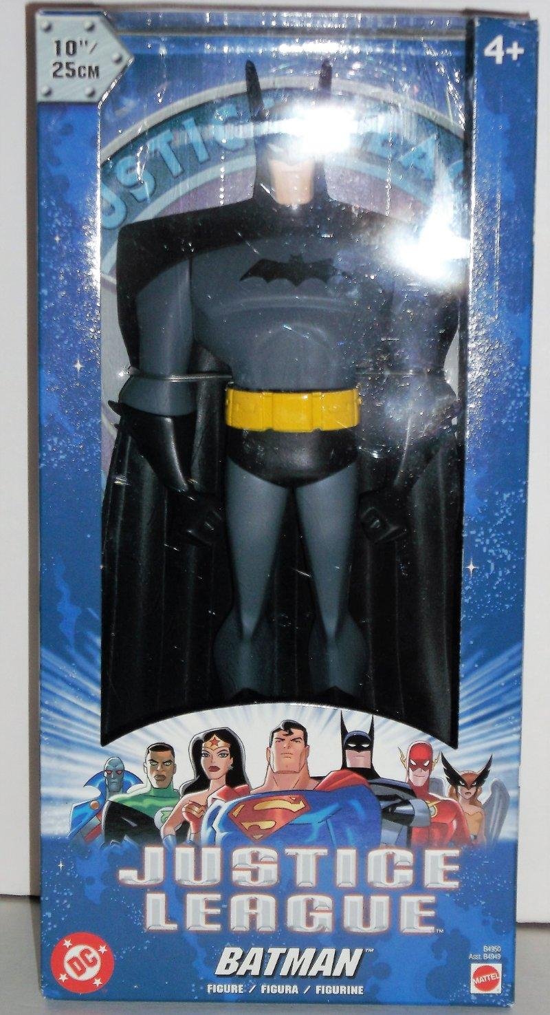 DC Mattel Justice League Batman The Dark Knight 10" Action Figure MIB
