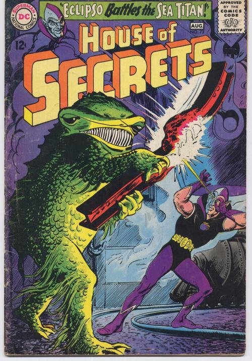 DC House Of Secrets #73 Eclipso Death Of Mark Merlin Sci-Fi Horror Monster