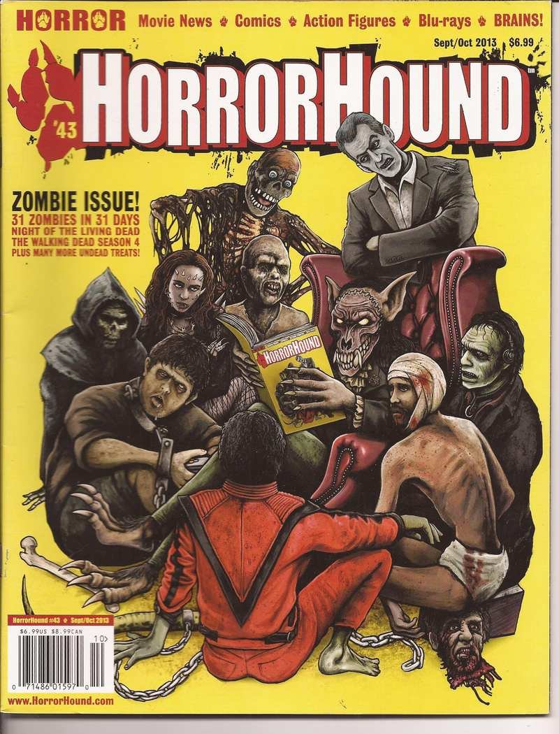 HorrorHound Magazine #43 Zombie Issue Walking Dead Night Of The Living Dead