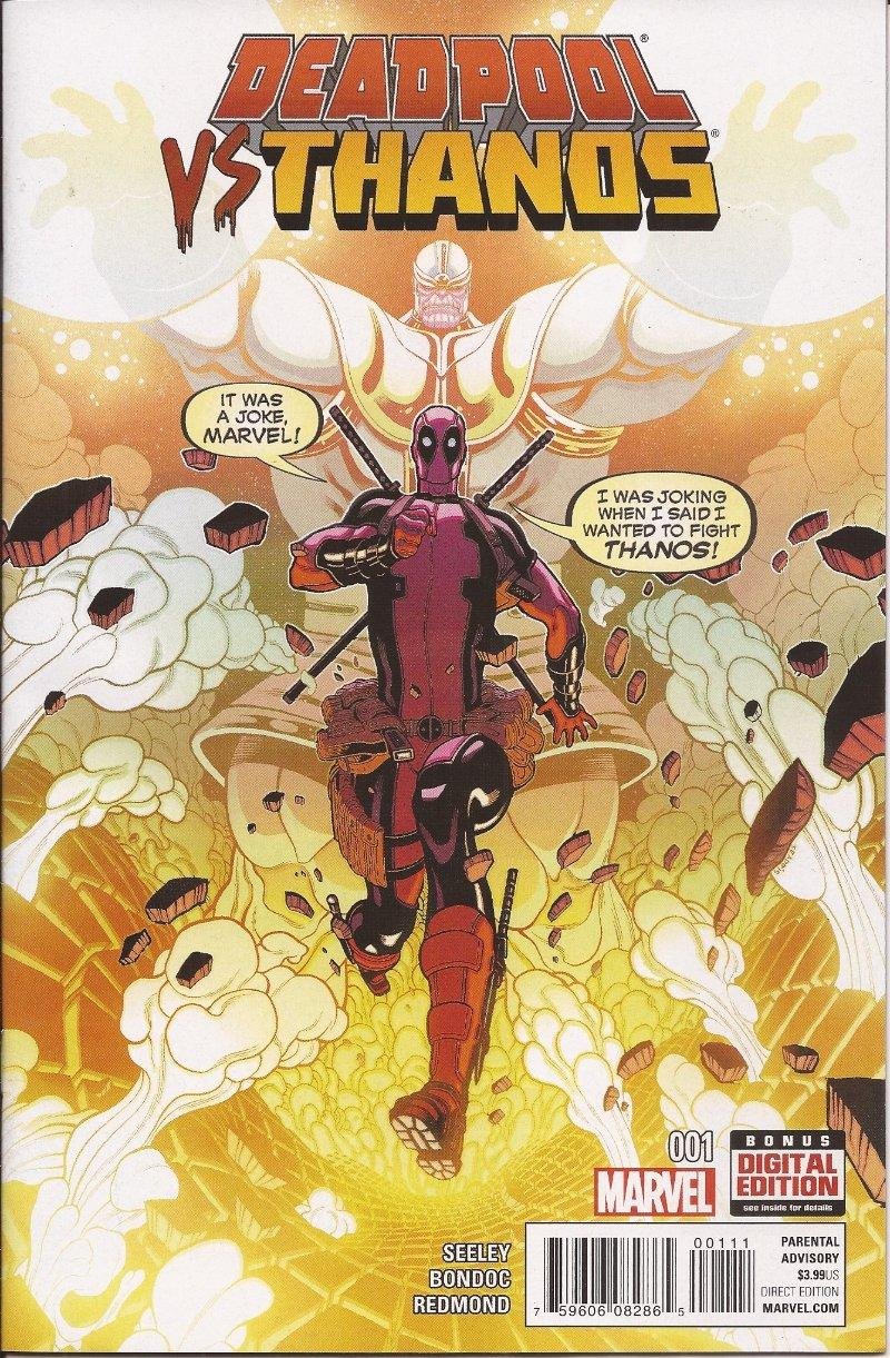 Marvel Deadpool vs Thanos #001 Action Adventure Seeley Bondoc Redmond