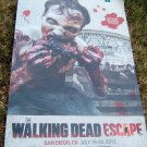SDCC 2013 The Walking Dead Escape Petco Park Exclusive Zombie Poster
