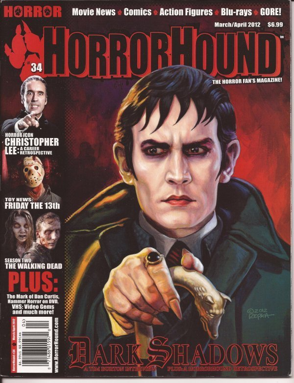 HorrorHound #34 Dark Shadows Christopher Lee Walking Dead Friday The 13th