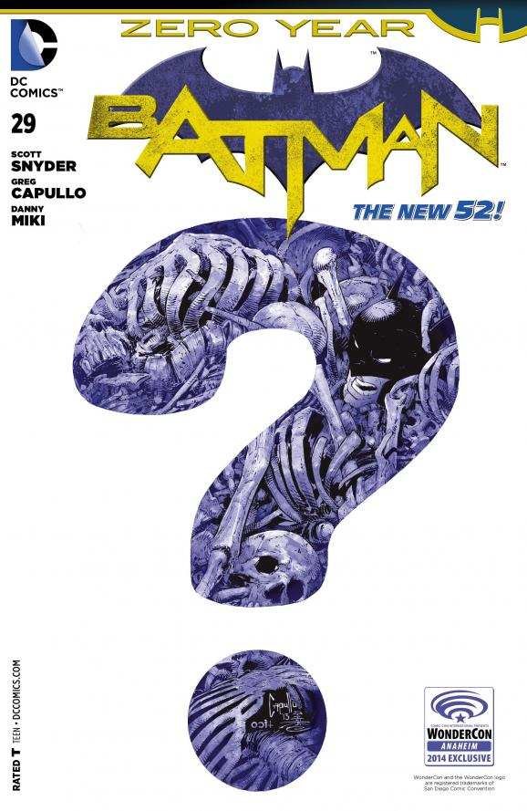 Wondercon 2014 DC Batman #29  Exclusive Dark City Chapter Of Zero Hour