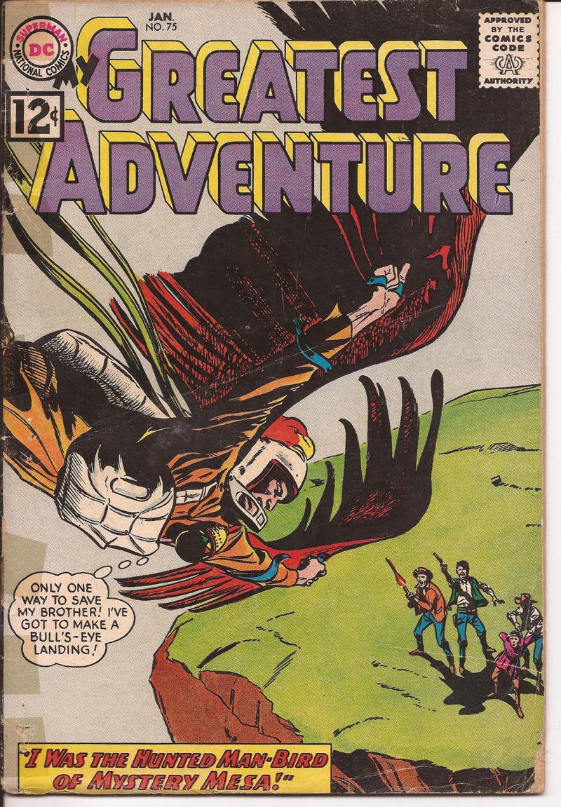 DC My Greatest Adventure #75 The Hunted Man-Bird Sci-Fi Horror Space Fantasy