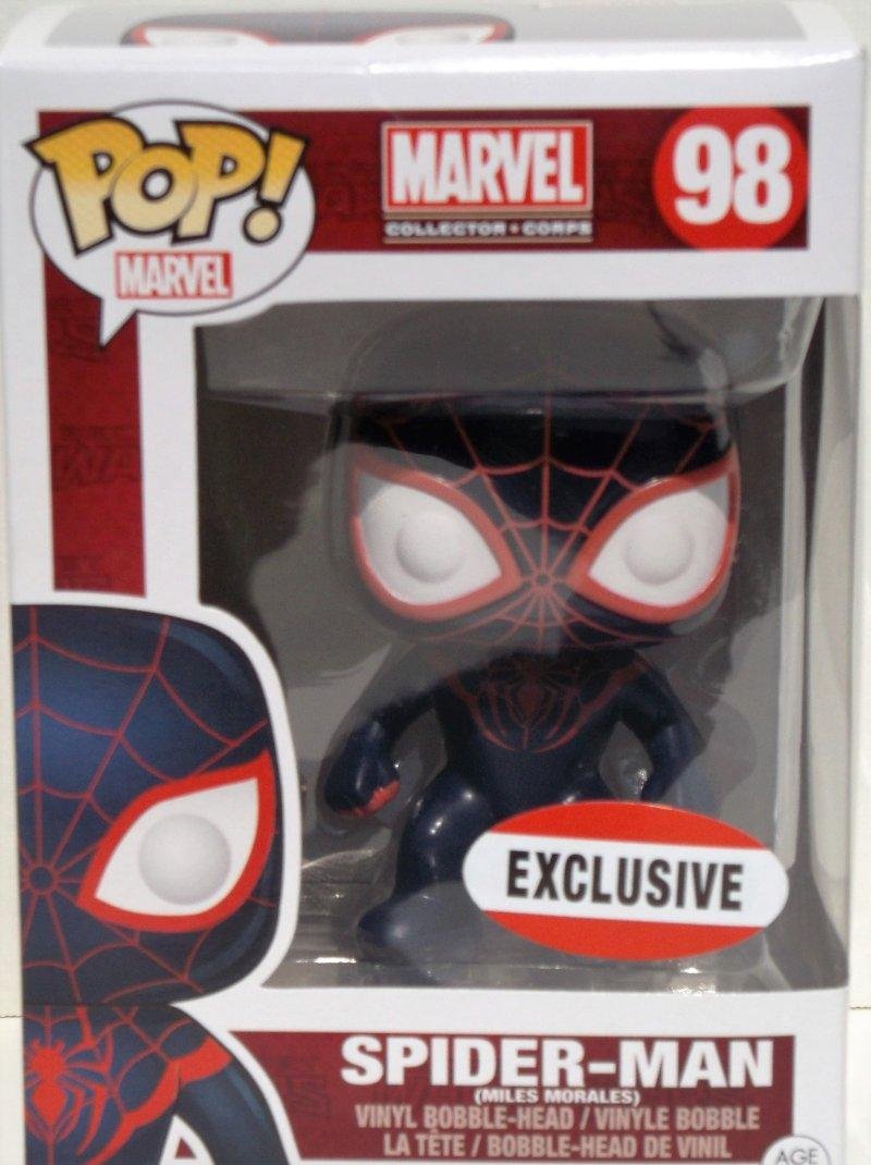 Marvel Collector Corps Exclusive Funko Spider-Man Miles Morales Vinyl Bobble MIB